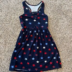 2/$10 or 3/$12  Girls navy blue star dress